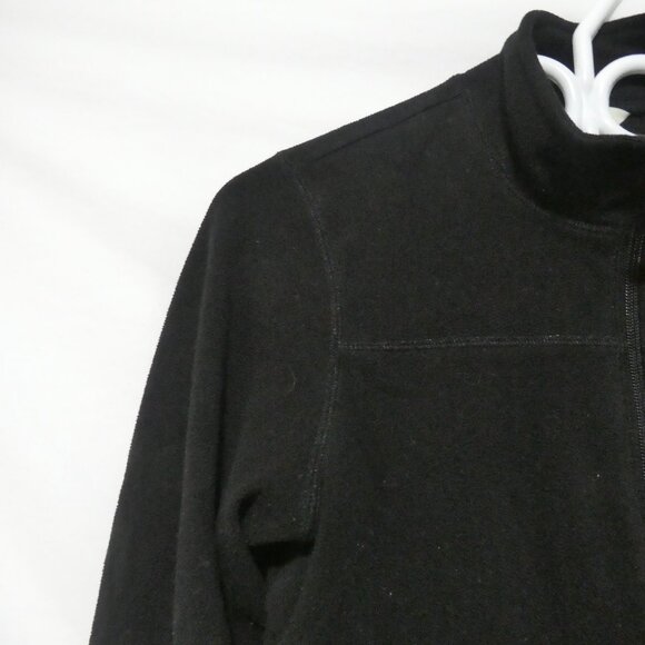JACOB CONNECTION | medium | Black Zip-Up Lightweight Fleece Jacket - Picture 4 of 15